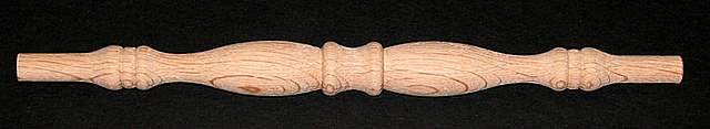 9" Oak Wood Furniture Spindle